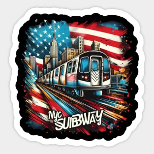 New York Subway NYC Subway Train Sticker